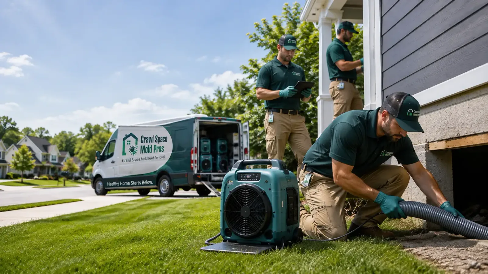 Crawl Space Mold Removal in Tingley, IA